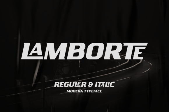 Lamborte Font - Featured Image