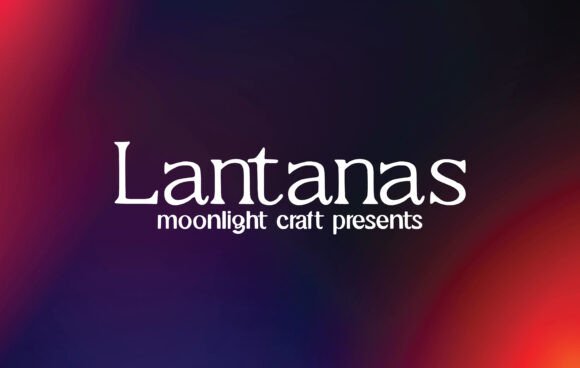 Lantanas Font - Featured Image