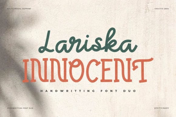 Lariska Innocent Font - Featured Image
