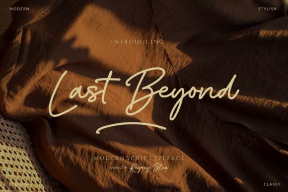 Last Beyond Font - Featured Image