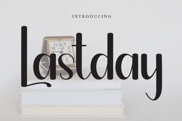 Lastday Font - Featured Image