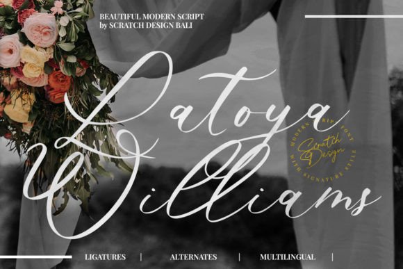 Latoya Williams Font - Featured Image
