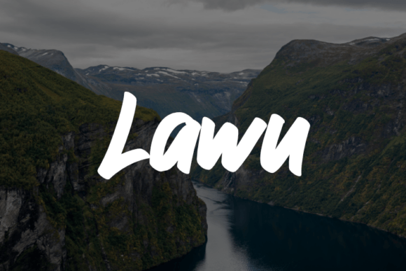 Lawu Font - Featured Image