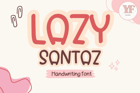 Lazy Santaz Font - Featured Image