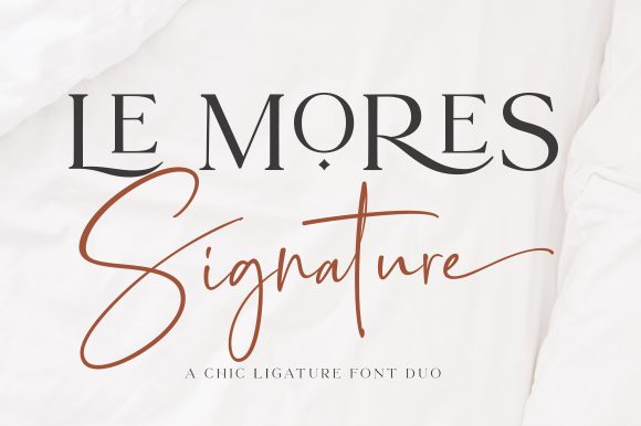 Le Mores Signature Font - Featured Image