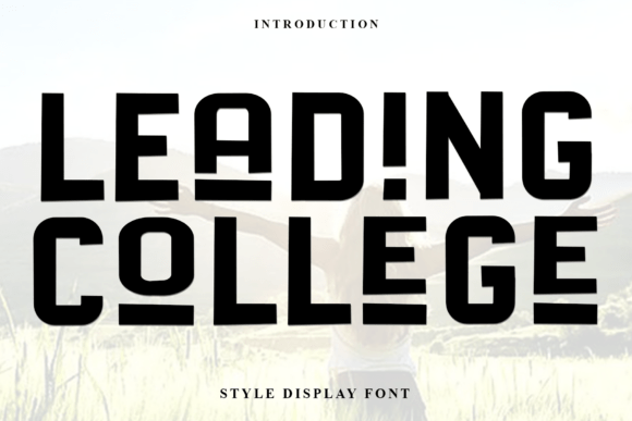 Leading College Font - Featured Image