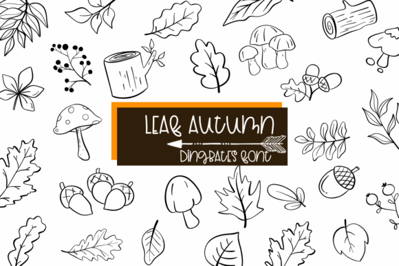 Leaf Autumn Font - Featured Image