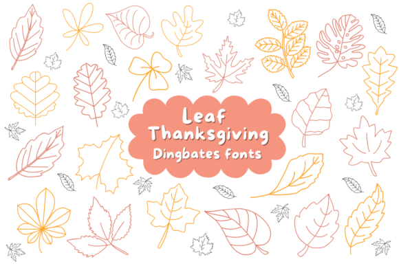 Leaf Thanksgiving Font - Featured Image