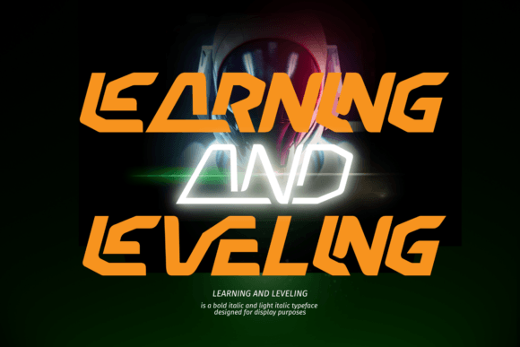 Learning and Leveling Font - Featured Image