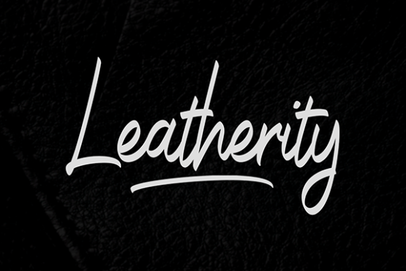 Leatherity Font - Featured Image
