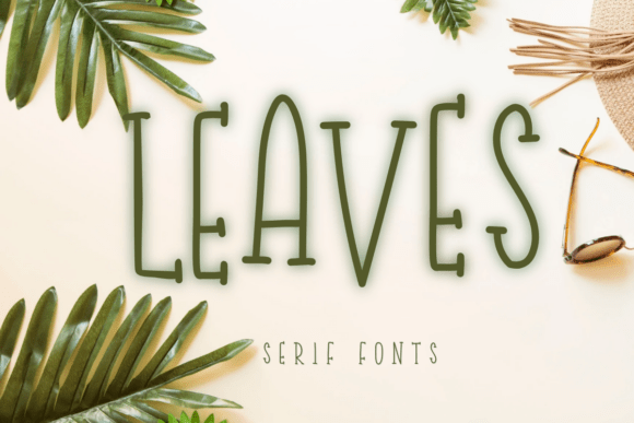 Leaves Font - Featured Image