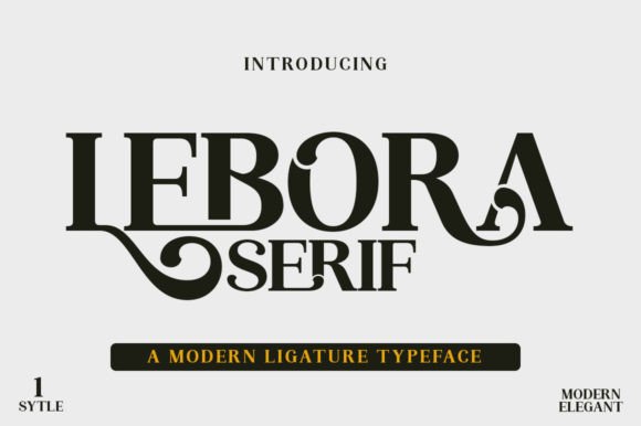 Lebora Font - Featured Image
