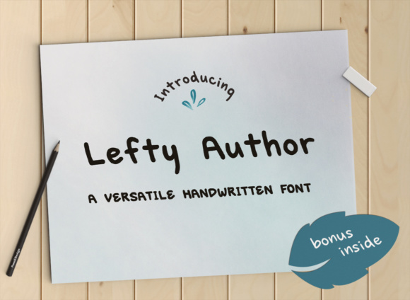 Lefty Author Font - Featured Image