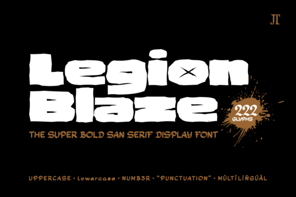 Legion Blaze Font - Featured Image