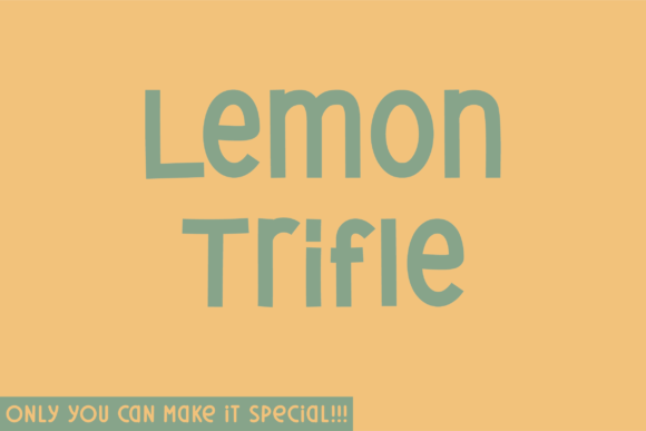 Lemon Trifle Font - Featured Image