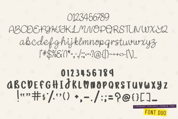 Lemonade Cupcakes Summer Font - Featured Image