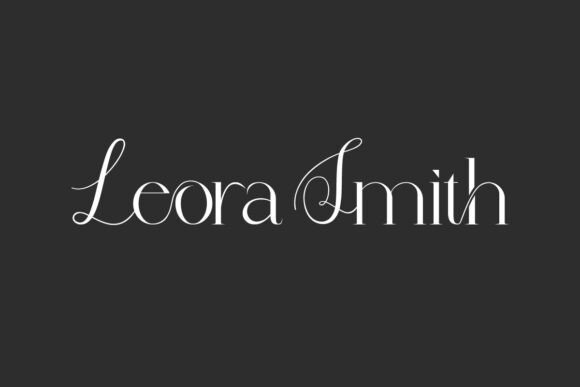 Leora Smith Font - Featured Image