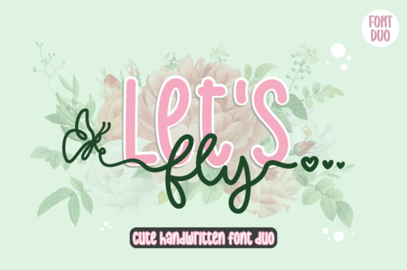 Let's Fly Font - Featured Image