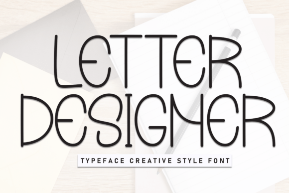 Letter Designer Font - Featured Image
