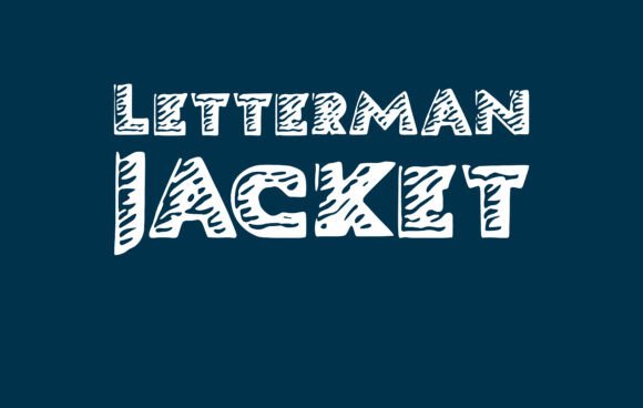 Letterman Jacket Font - Featured Image