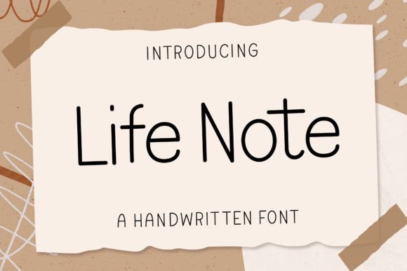 Life Note Font - Featured Image