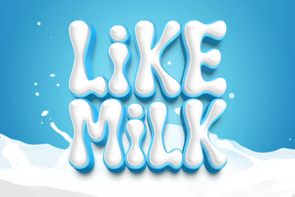 Like Milk Font - Featured Image