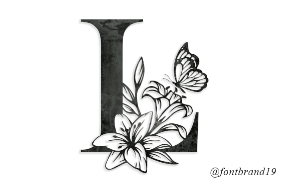Lilyna Garden Monogram Font - Featured Image