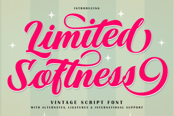 Limited Softness Font  Font - Featured Image
