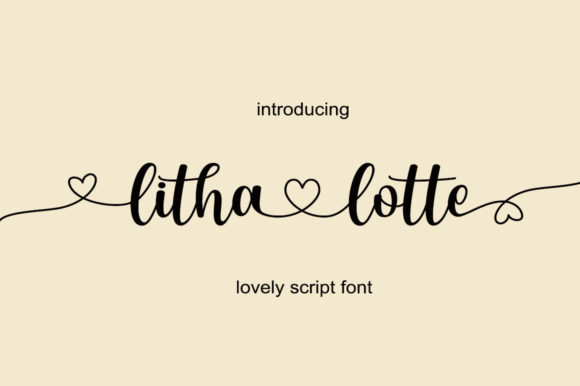 Litha Lotte Font - Featured Image