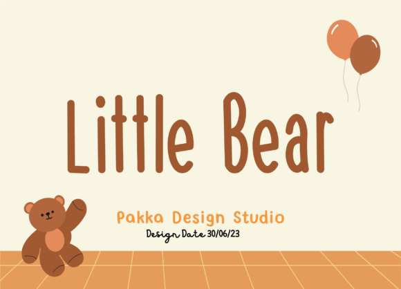 Little Bear Font - Featured Image