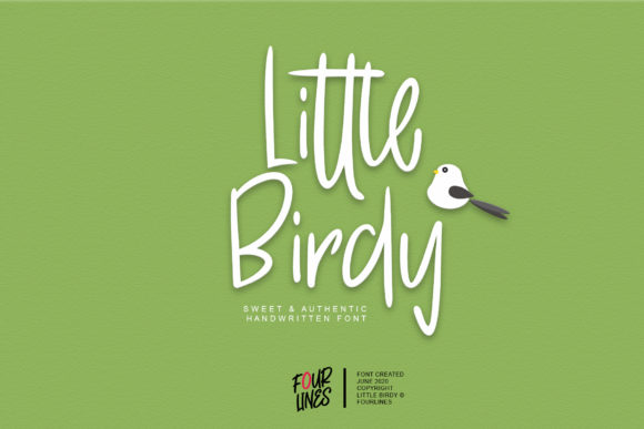 Little Birdy Font - Featured Image
