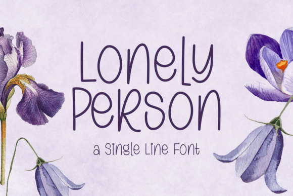 Lonely Person Font - Featured Image
