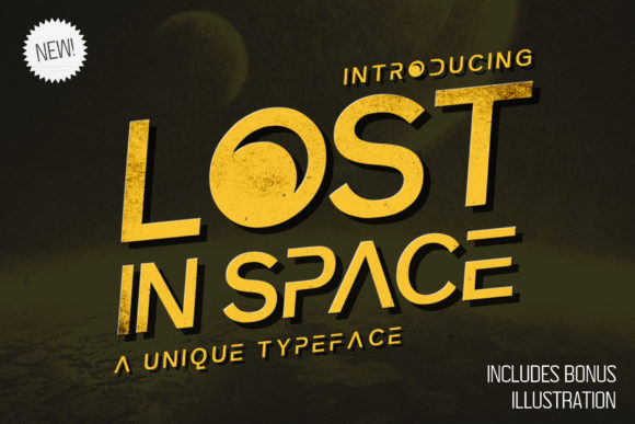 Lost in Space Font - Featured Image