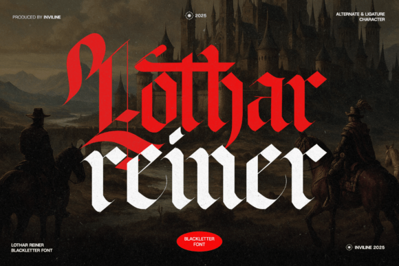 Lotharreiner Regular Font - Featured Image