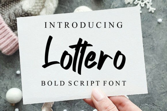 Lottero Font - Featured Image