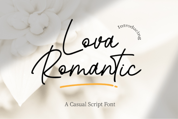 Lova Romantic Font - Featured Image