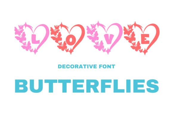 Love Butterflies Font - Featured Image