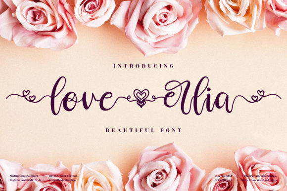 Love Erlia Font - Featured Image