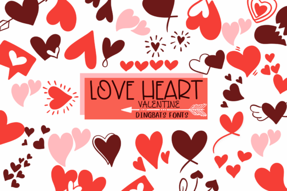 Love Heart Valentine Font - Featured Image