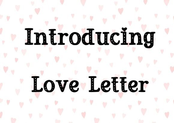Love Letter Font - Featured Image