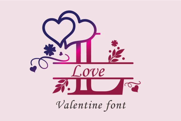 Love Valentine Monogram Font - Featured Image
