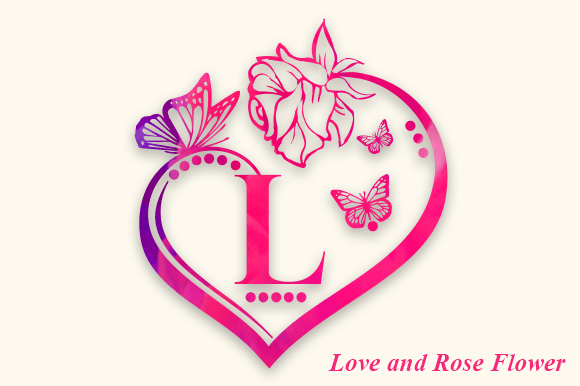 Love and Rose Flower Font - Featured Image