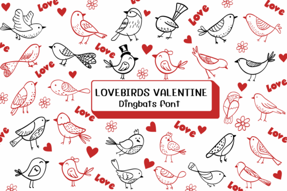 Lovebirds Valentine Font - Featured Image