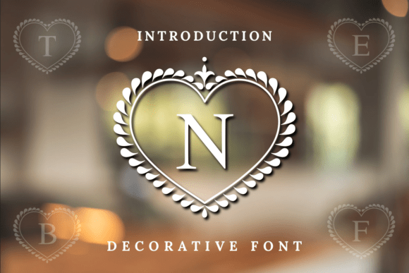 Loveheart Monogram Font - Featured Image