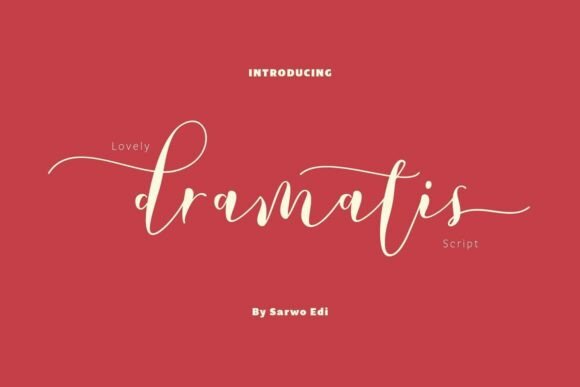 Lovely Dramatis Font - Featured Image