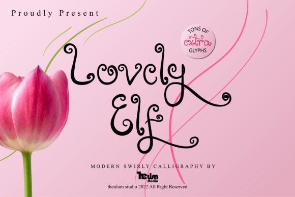 Lovely Elf Font - Featured Image