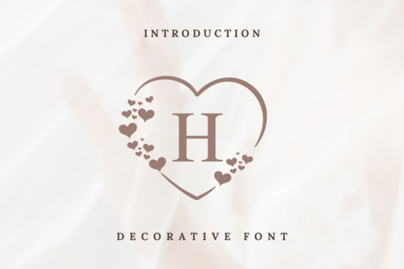 Lovely Heart Monogram Font - Featured Image