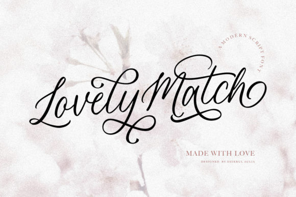 Lovely Match Font - Featured Image