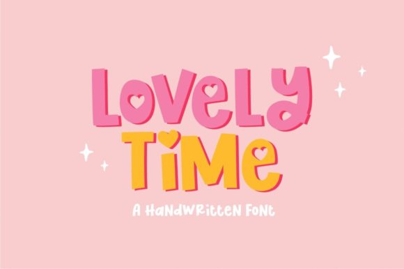 Lovely Time Font - Featured Image