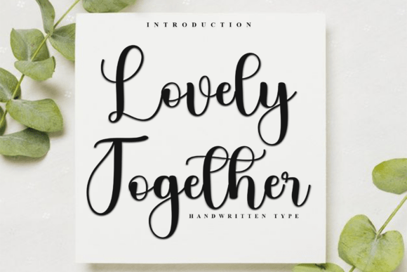 Lovely Together Font - Featured Image